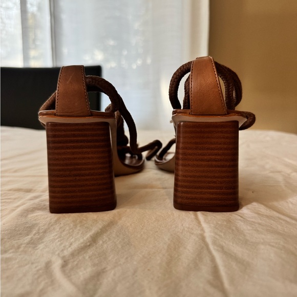 SCHUTZ Tan Strappy Women's Sandals - Picture 4 of 5